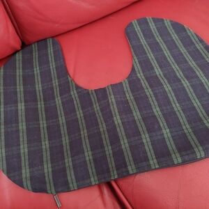 New Brookstone Travel PILLOW Plaid Vacation